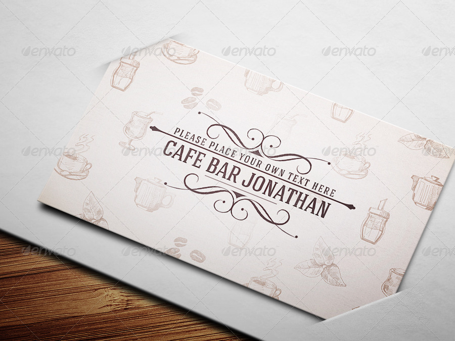 Cafe Business Card, Print Templates GraphicRiver